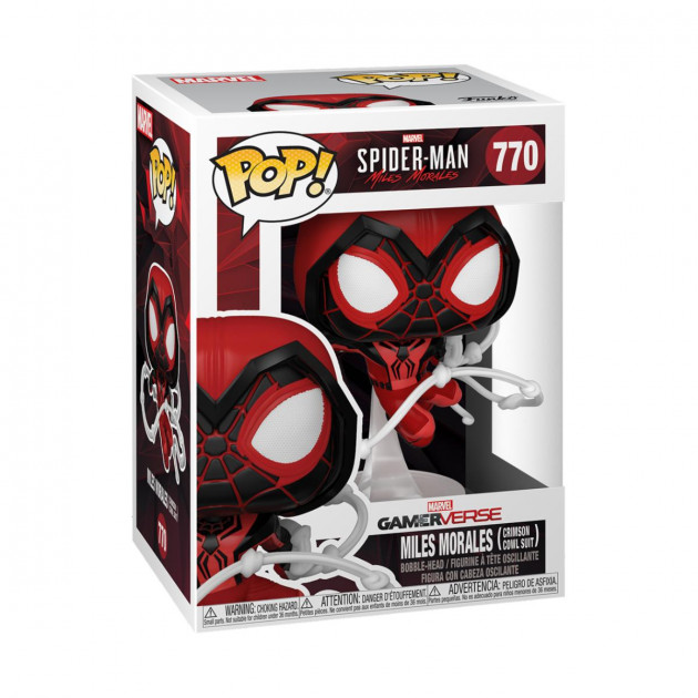 Figurka Spider-Man - Miles Morales Crimson Cowl Suit (Funko POP! Games 770)
