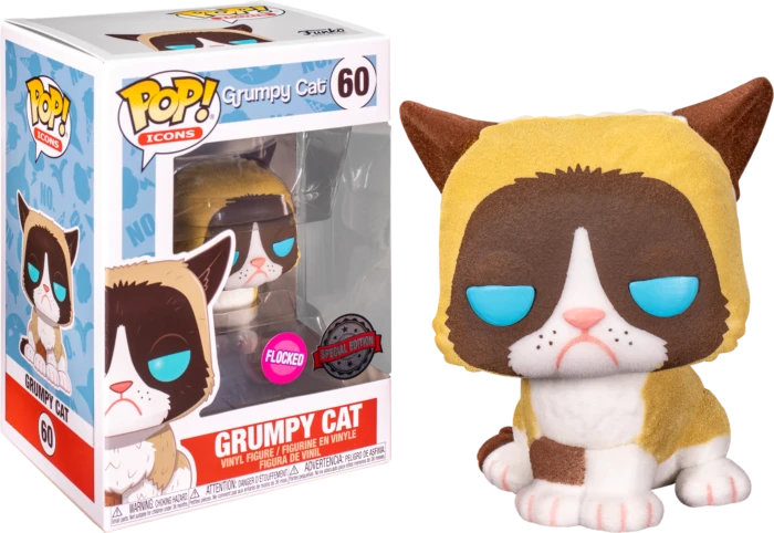 Figurka Grumpy Cat - Grumpy Cat Flocked Special Edition (Funko POP! Icons 60)