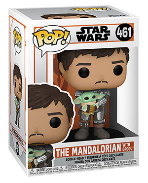 Figurka Star Wars: The Mandalorian - Mando holding Grogu (Funko POP! Star Wars 461)