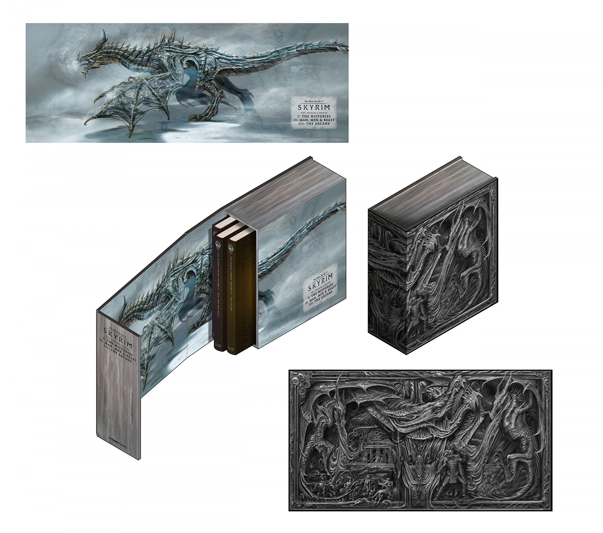 Kniha The Skyrim Library Volumes I, II & III (Box Set) Xzone.cz
