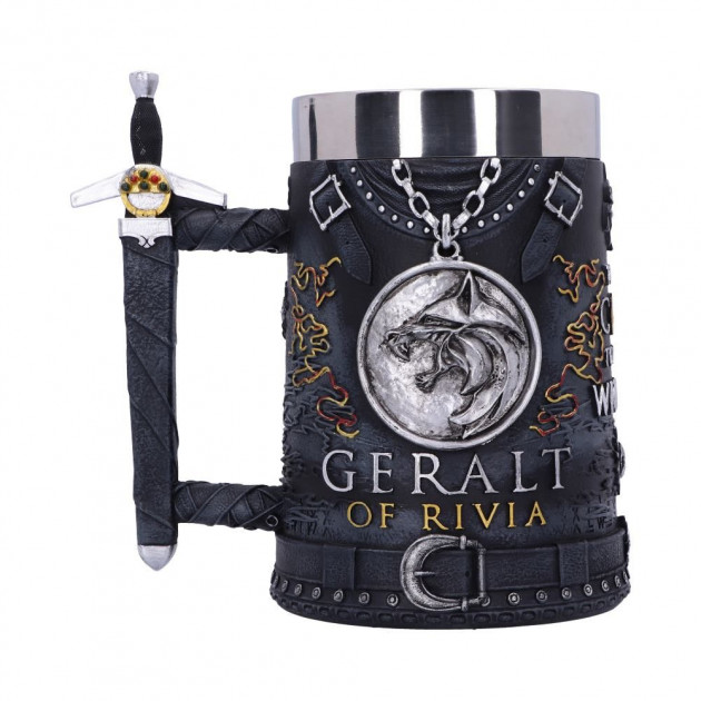 The Witcher Geralt of Rivia Tankard 15.5cm