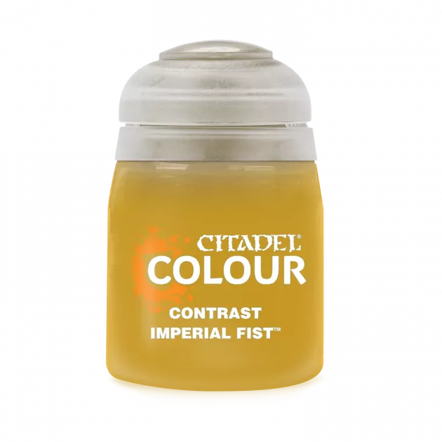 Citadel Contrast Paint (Imperial Fist) - kontrastní barva - žlutá