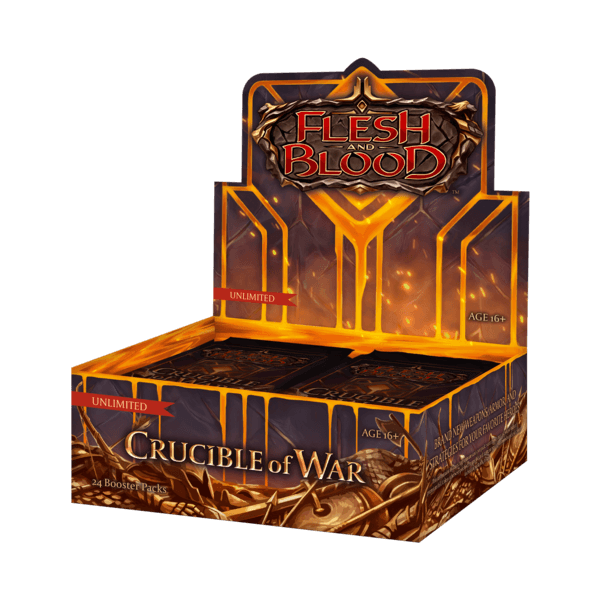 Karetní hra Flesh and Blood TCG: Crucible of War Unlimited Booster Box (24 boosterů)