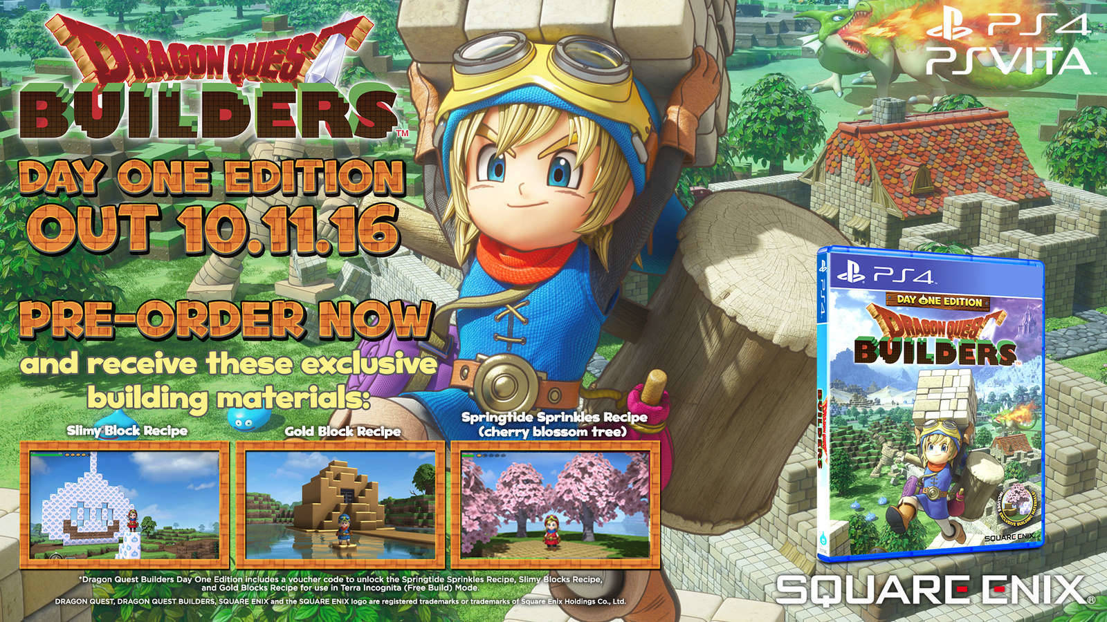 Test Dragon Quest Builders sur PS4