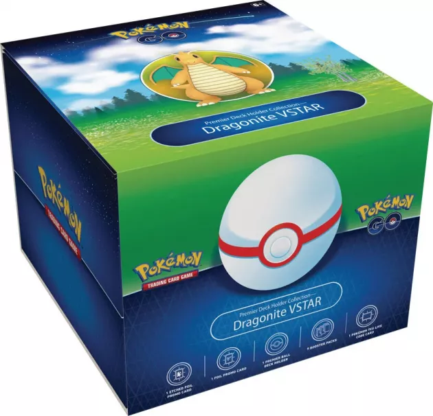 Karetní hra Pokémon TCG: Pokémon GO - Dragonite VSTAR Premier Deck Holder Collection