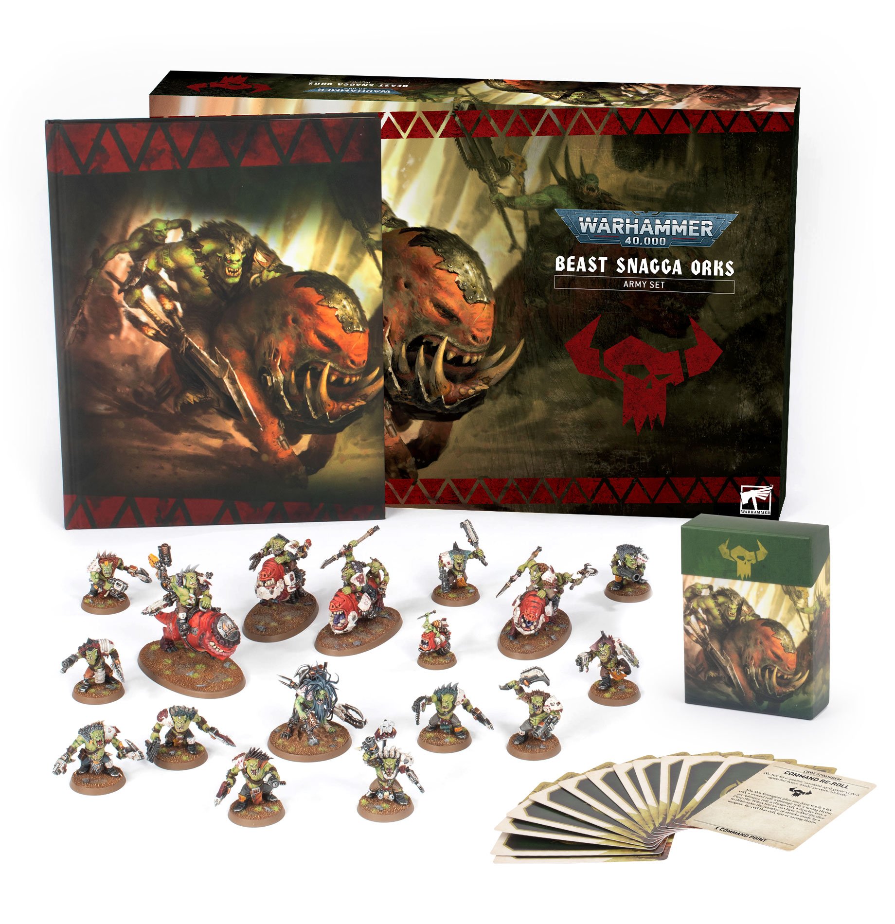 Armée Orks Warhammer 40k – Ghazkull, Grots, Nobz, Tankbusta, Environ 1000pts