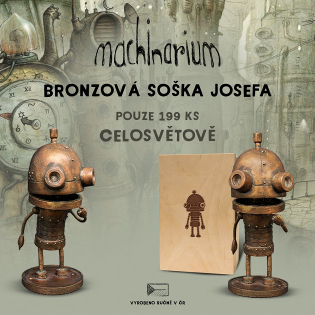 BronzovÃ¡ soÅ¡ka Machinarium - Robot Josef