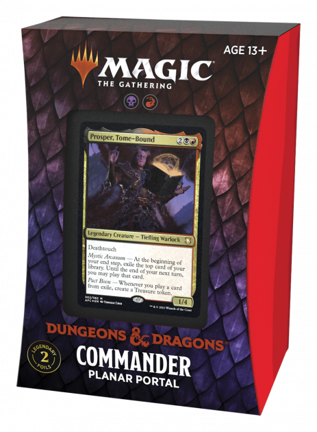 Karetní hra Magic: The Gathering Dungeons and Dragons: Adventures in the Forgotten Realms - Planar Portal (Commander Deck)