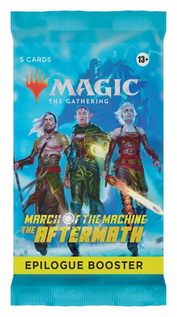 Karetní hra Magic: The Gathering March of the Machine: The Aftermath - Epilogue Booster (5 karet)