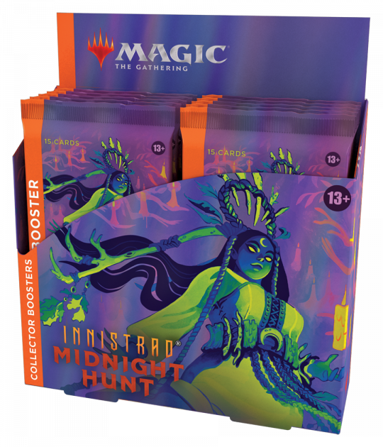 Karetní hra Magic: The Gathering Innistrad: Midnight Hunt - Japonský Collector Booster (15 karet)