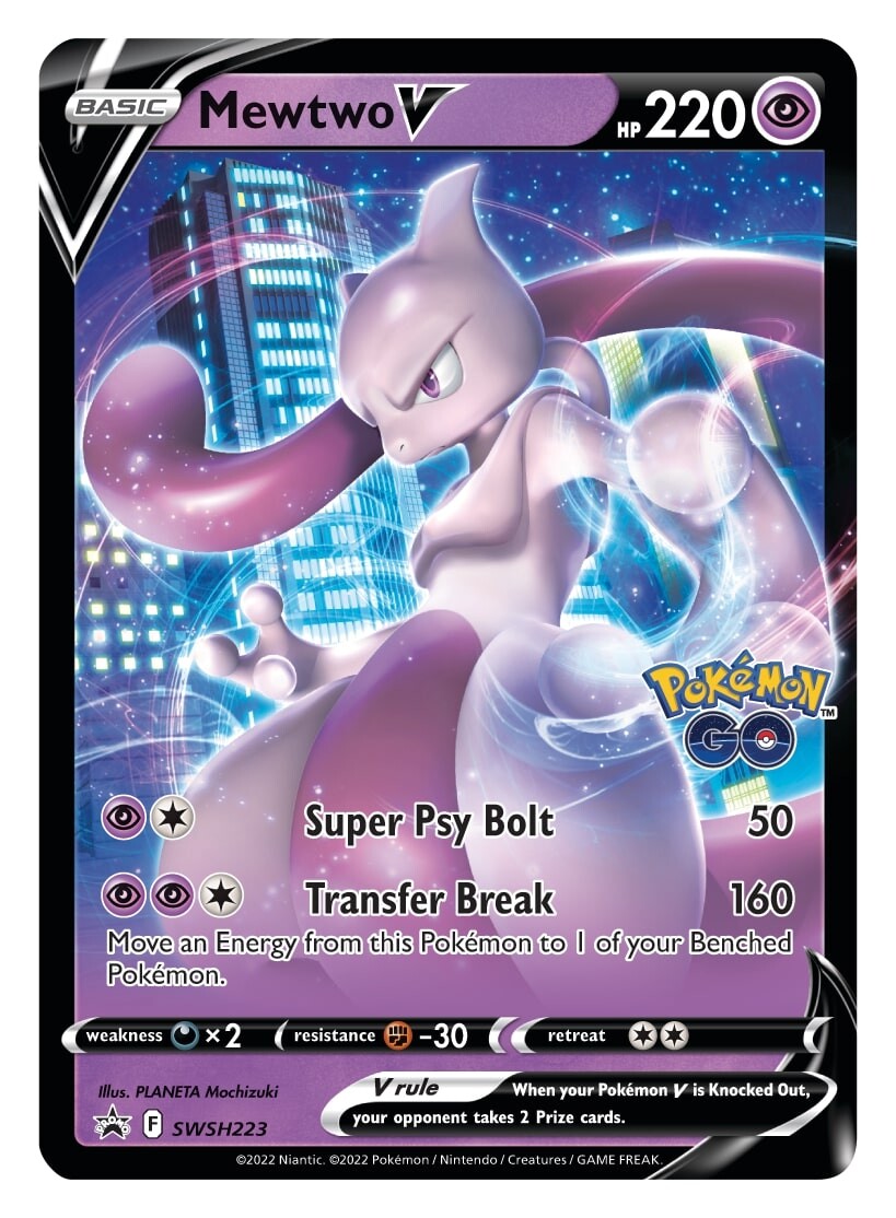 Karetní hra Pokémon TCG Pokémon GO V Battle Deck Mewtwo V Xzone.cz