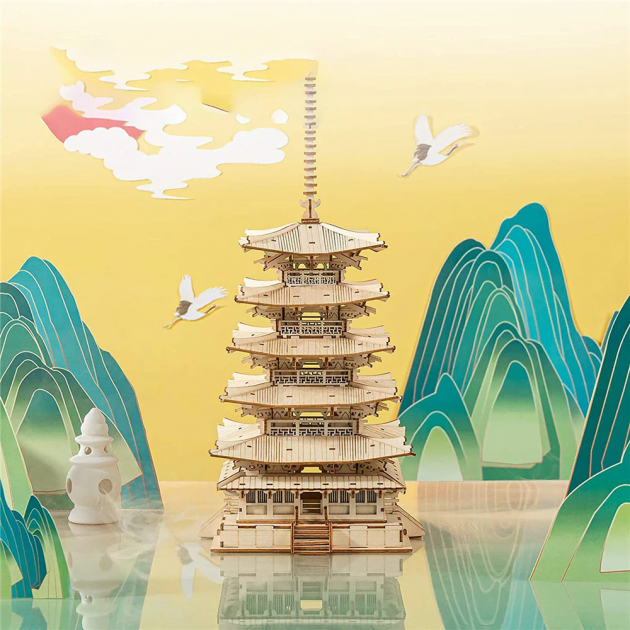Stavebnice - Pagoda (dřevěná)
