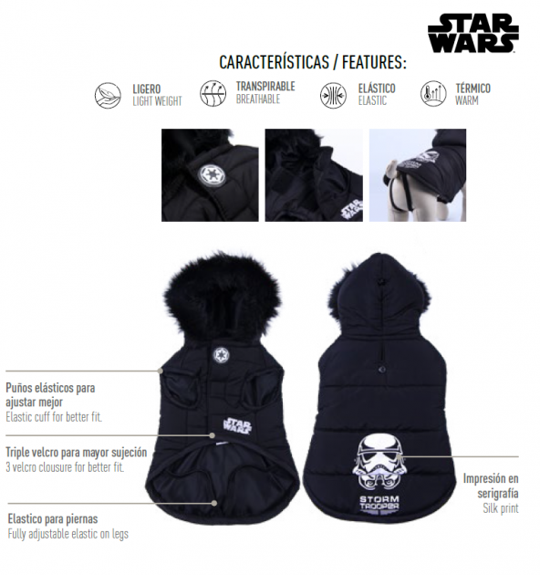 Obleček pro psa Star Wars - Stormtrooper (velikost S)