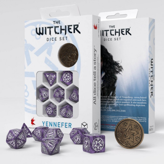 The Witcher Dice Set. Yennefer - The Obsidian Star