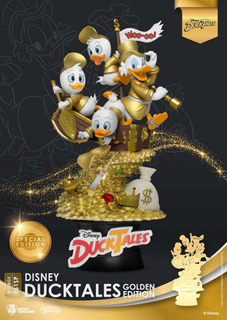 Figurka Disney - DuckTales Golden Diorama (Beast Kingdom)