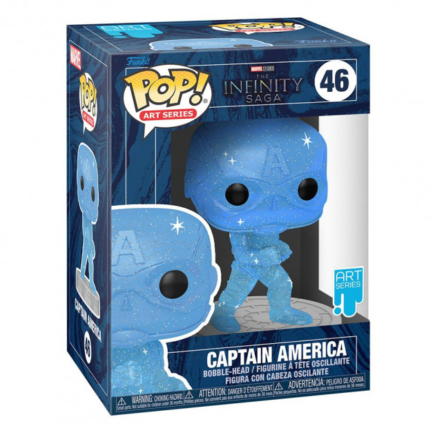 Figurka Marvel: The Infinity Saga - Captain America (Funko POP! Art Series 46)