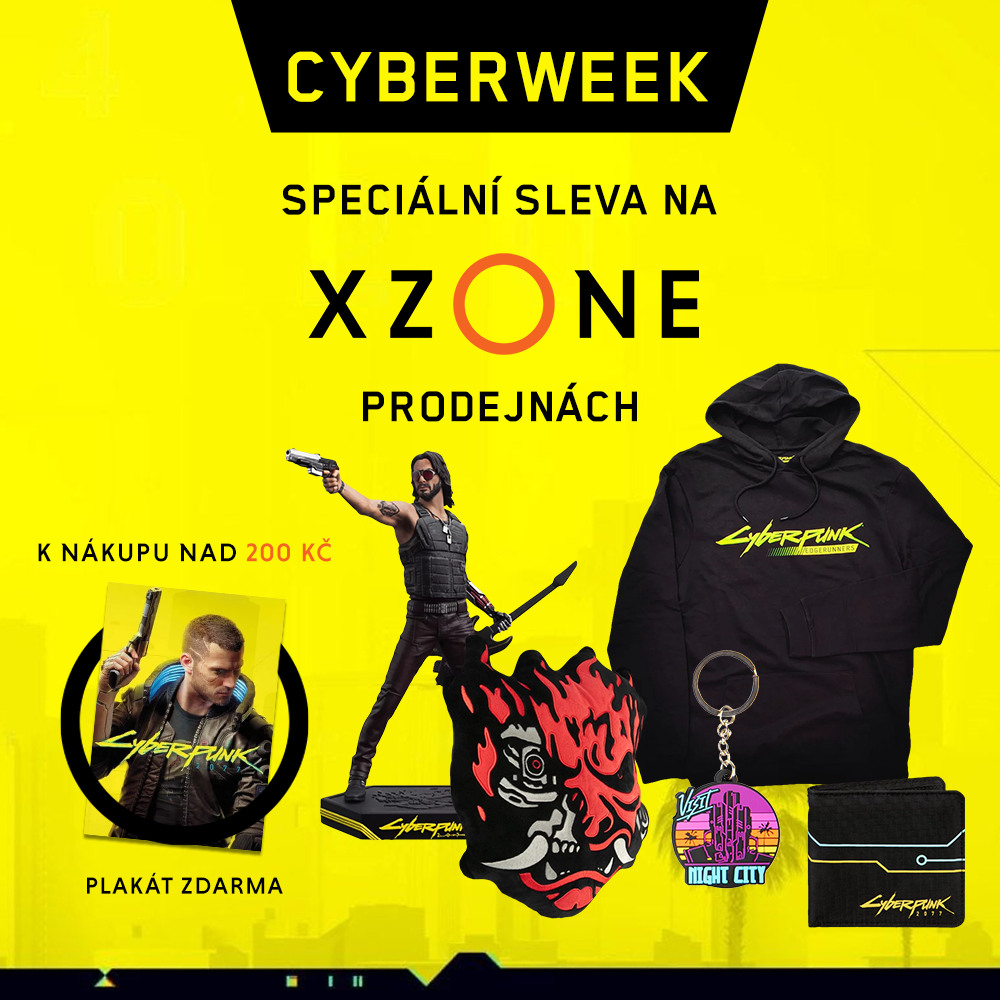 Cyberweek na Xzone prodejnách - Xzone.cz